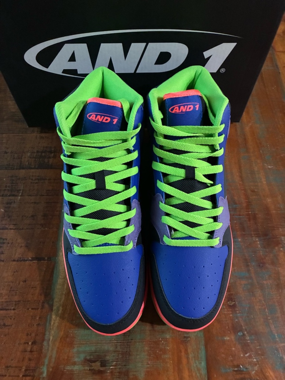 And1 Slam Mid Top Court Shoe Mens 9 Eur 42.5 - Picture 2 of 11